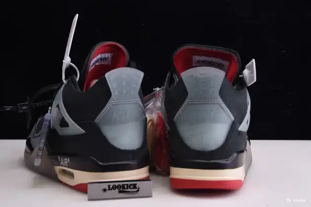 Cheap TBK 4 CV9388-001 Retro Air Bred x Off White Jordan 0426
